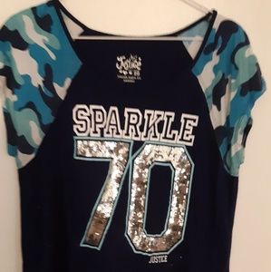 Justice girls shirt
